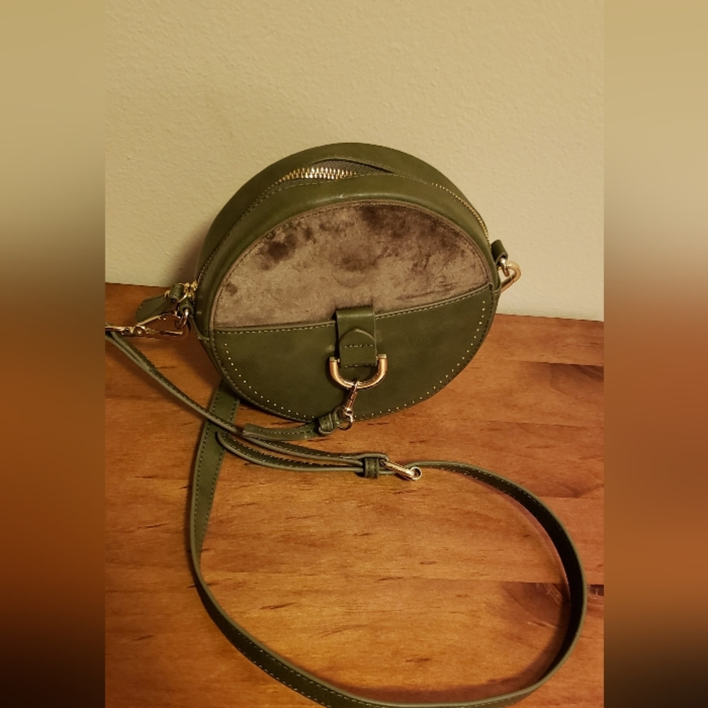 Green "Canteen" Crossbody Bag